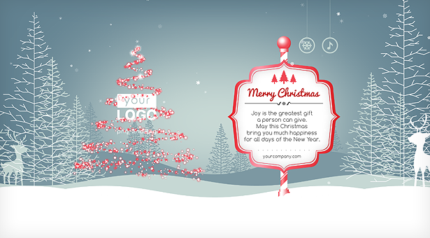 Christmas Card Magic Forest - 6