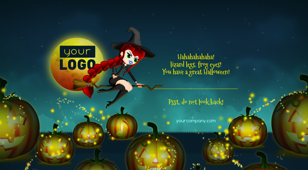 Halloween Card Witch - 6
